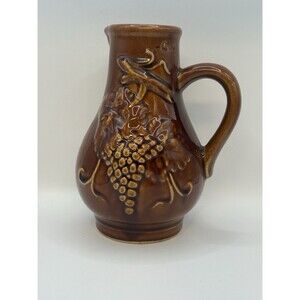 Brown Wine Jug,Bornier Belgium Vintage 'Ceramique RF. In Excellent Condition